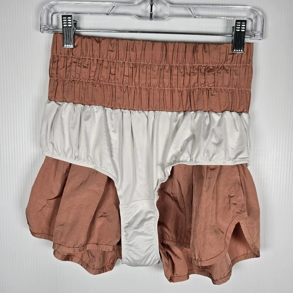 FREE PEOPLE MOVEMENT THE WAY HOME SHORT PERUVIAN WALNUT Size Medium - Picture 6 of 14